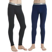 Мужские брюки, теплое зимнее длинное нижнее белье, хлопковые обтягивающие леггинсы с серебристым краем, мужские кальсоны