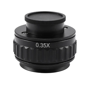 

0.35X Bayonet Lens Adapter Focus Adjustable Camera Mount C Mount Adapter to New Trinocular Stereo Microscope