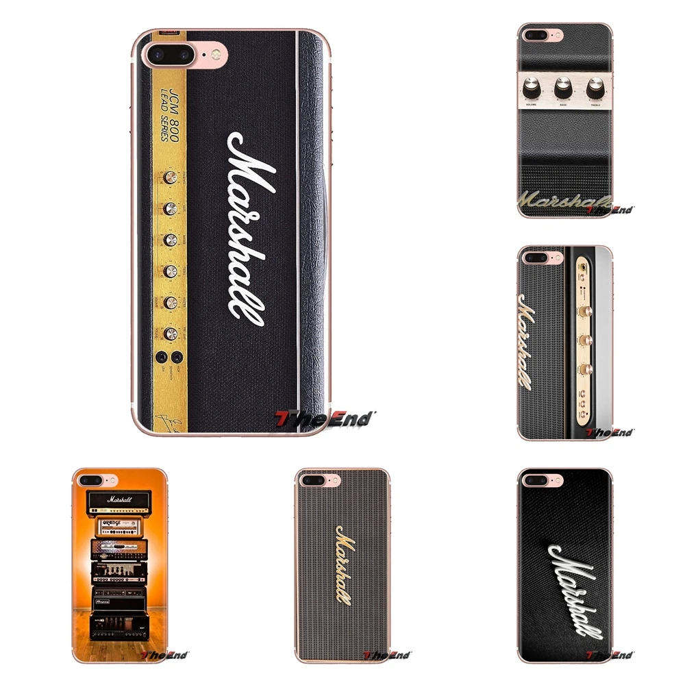 Transparent TPU Housing Vintage Marshall Sound Box Pattern For iPod Touch Apple iPhone 4 4S 5 5S SE 5C 6 6S 7 8 X XR XS Plus MAX |