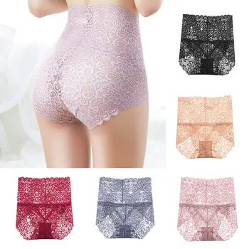 

Women Panties Sexy Lace Underwear Woman Knickers Lace Panties Mesh Floral Lingerie Female Seamless Briefs Underpants Plus Size
