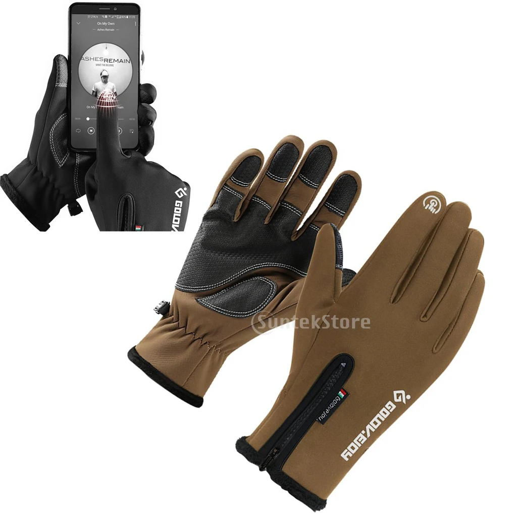 Nylon Windproof Fishing Hunting Cycling Gloves Winter Warm Gloves Hunting Gloves