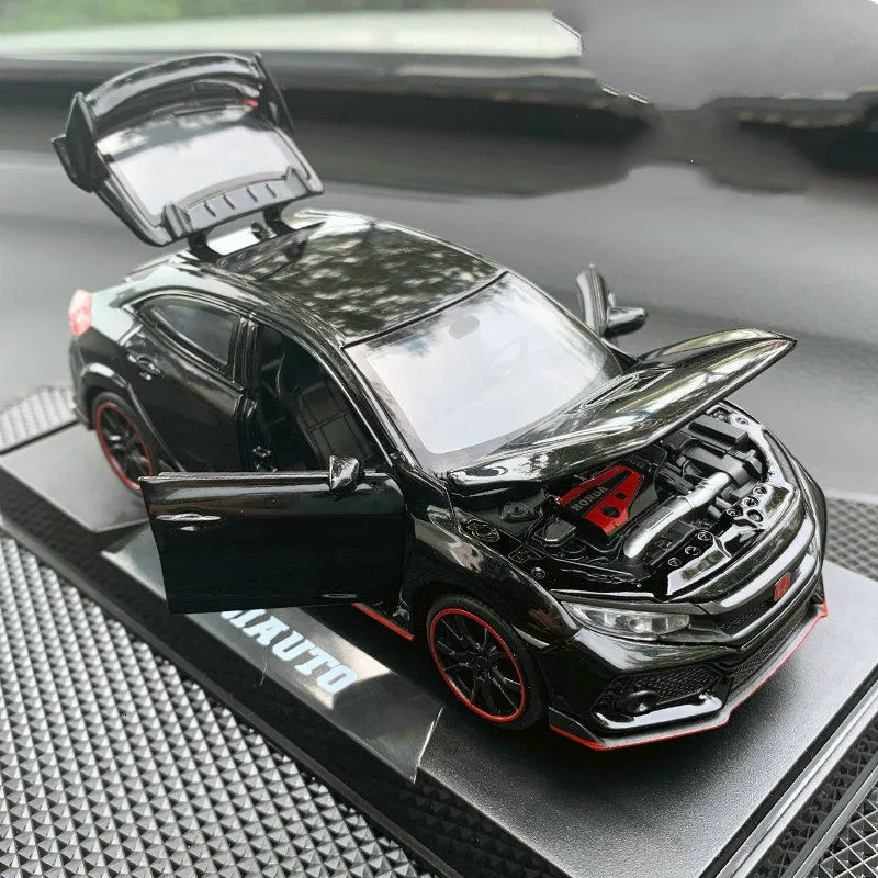 Украшение салона автомобиля 1:32 Honda Civic модель автомобиля из сплава роскошный приборная панель декоративный костюм для детей подарок автомобильный аксессуар