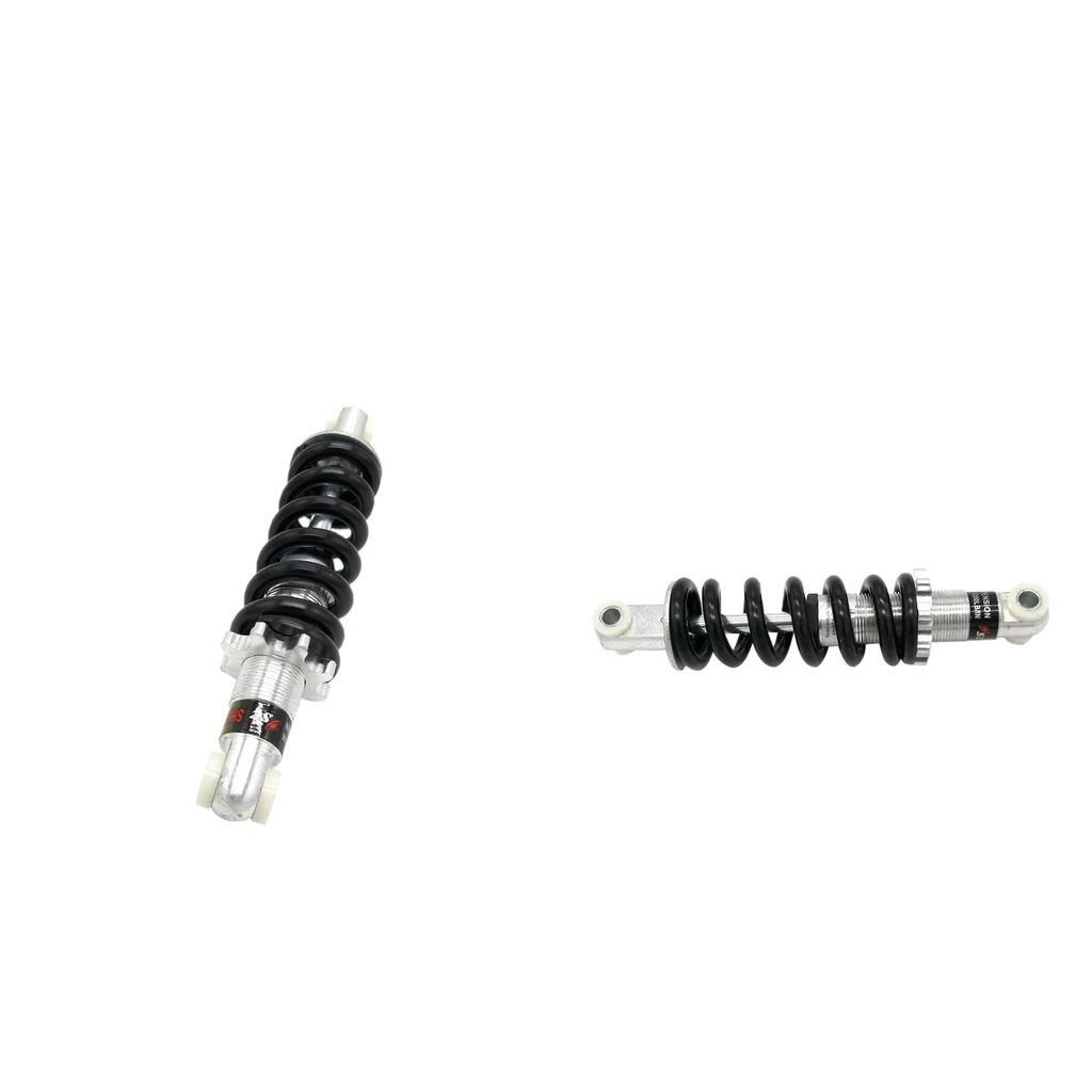 2pcs 7.5 inch 190mm Rear Back Shock Absorbers Suspension for ATV Quad Buggy 4 Wheeler Mini Bike, 1200 lbs, Black