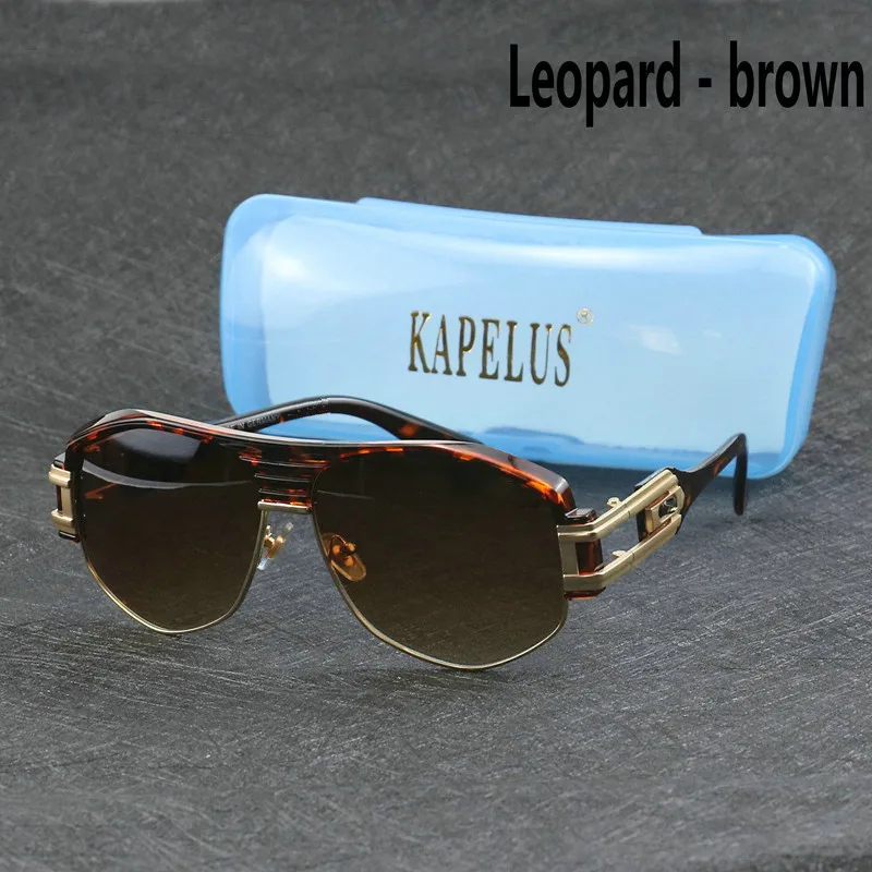 

KAPELUS Man personalized sunglasses Oversized sunglasses Metal square sunglasses In-kind shooting sunglasses 671 UV400