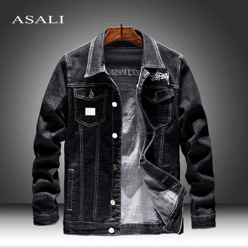 denim jacket men colour