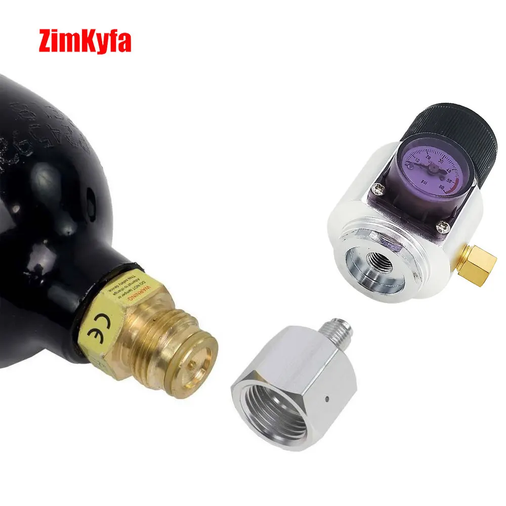 Мини CO2 газовый регулятор с адаптером для пейнтбольного бака конвертер домашнего