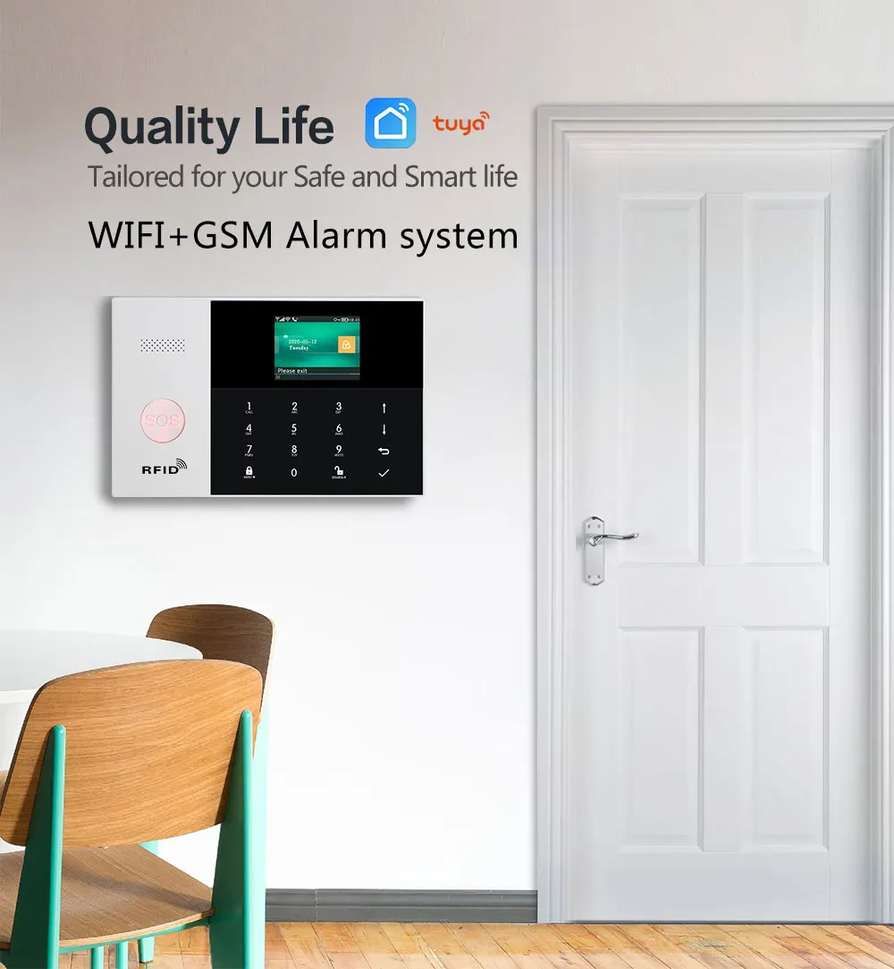 Wi Fi Gsm сигнализация TUYA с поддержкой Ios и Android|Комплекты для сигнализации| |