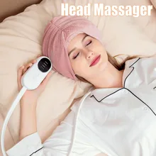 

Electric Head Massager Air Pressure Hot Compress Therapy Instrument Compress Head Scarf Therapy Instrument Relief The Pain