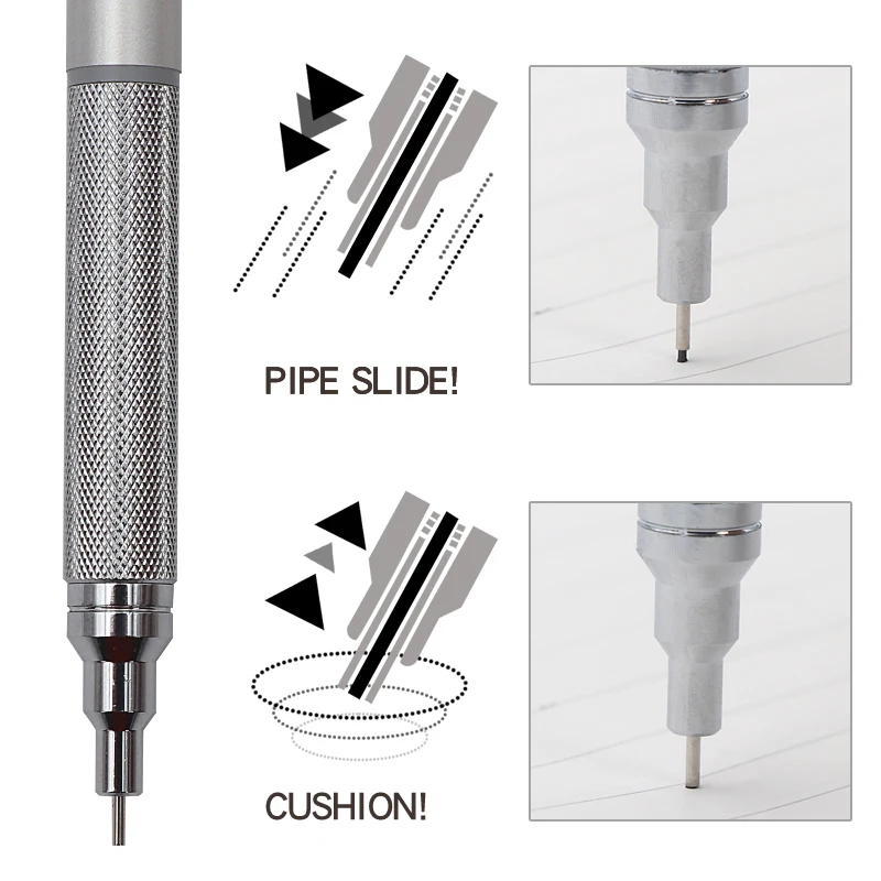 KOKUYO защитный механический карандаш 0,5 мм антипробиваемые профессиональные карандаши для рисования нескользящий держатель PS305