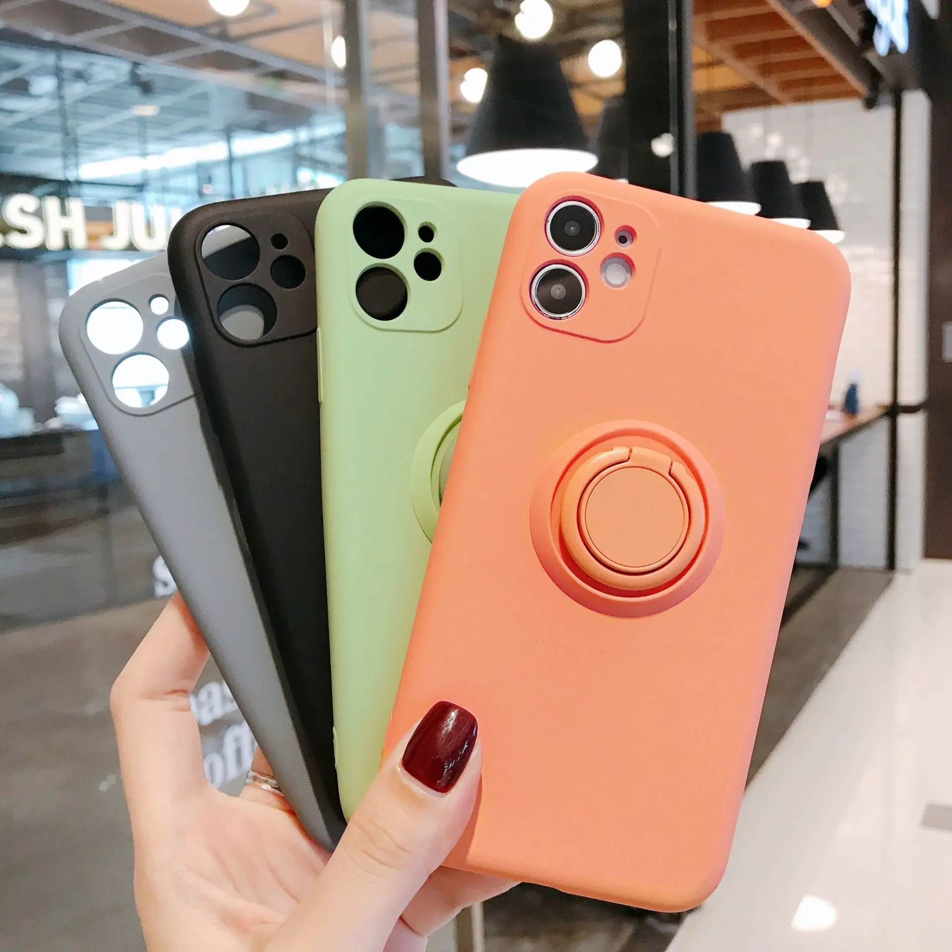 Подходит для iphone11 мобильный телефон чехол жидкий силиконовый держатель защитный