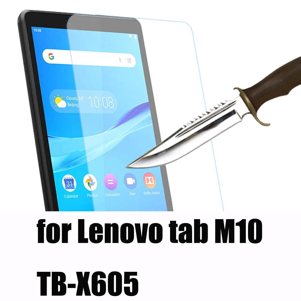 Защитная пленка из закаленного стекла для lenovo tab M7 TB-7305 TB-7305F M8 2-го поколения M10 TB-X605 - Цвет: glass M10 TB-X6051PC