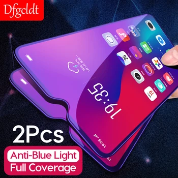 

2Pcs Full Cover Anti-blue Light Screen Protector for OPPO R17 RX17 Pro Neo R15 R15x A9 A9x A7 A7x A5 A3 A1 F7 Tempered Glass