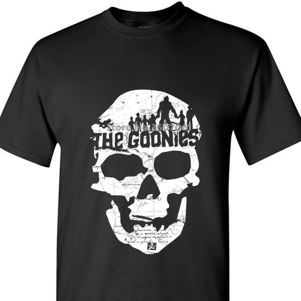 

T Shirt Hot Sale Clothes Officially Licensed The Goonies Skull Big & Tall 3xl , 4xl , 5xl Men's T-shirt coat clothes tops