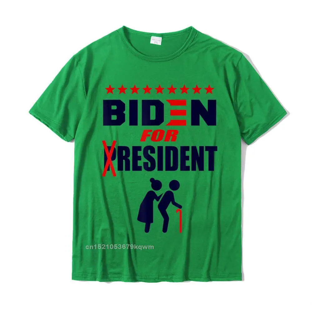 Classic T Shirt Fitted Crewneck Casual 100% Cotton Fabric Men T Shirt Custom Short Sleeve Tees Wholesale Funny Biden 2020 Quote BIDEN for PRESIDENT without quot P quot T-Shirt__4668 green