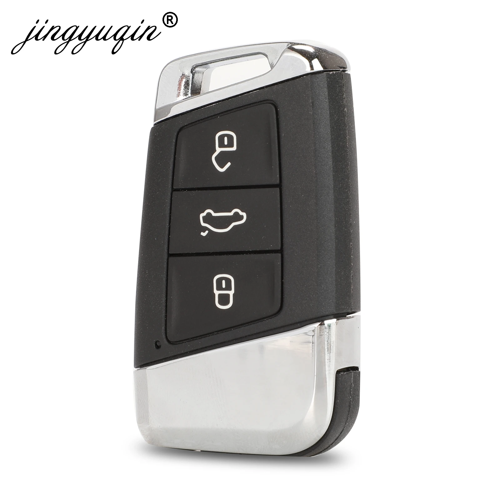 Jingyuqin 3 BTN умный автомобильный чехол для ключей Volkswagen VW Passat B8 Новый Magotan B5 Skoda Superb A7