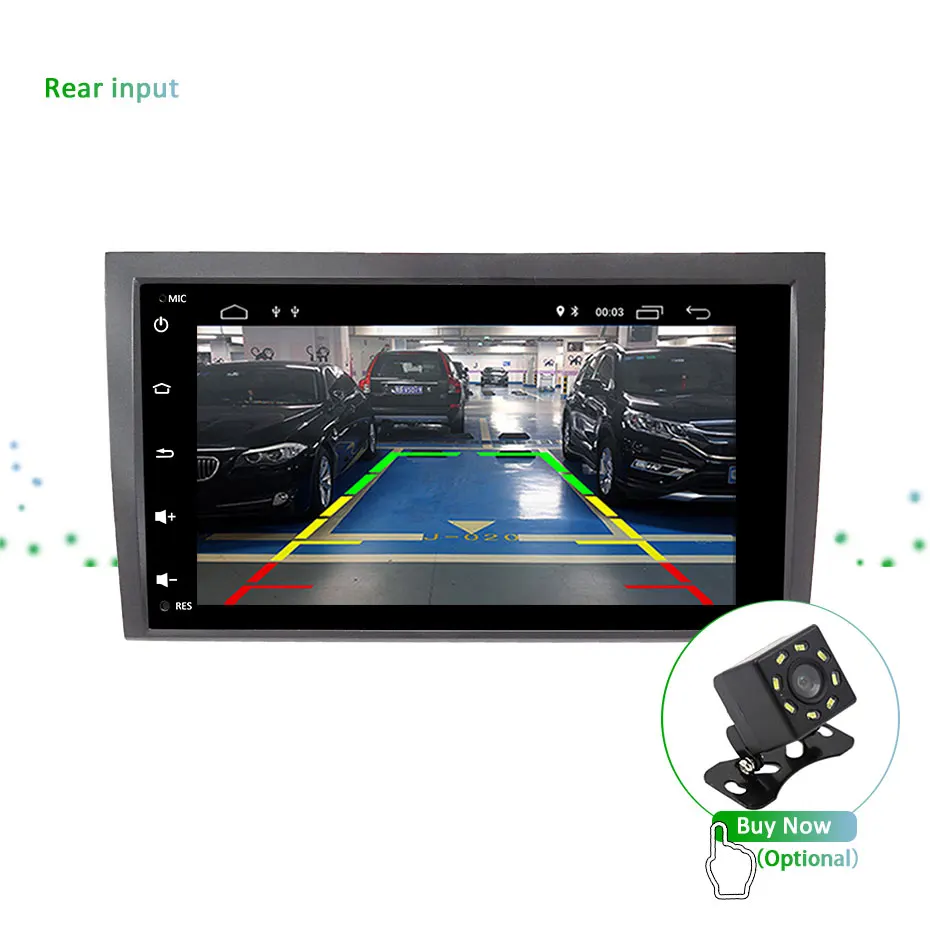 Clearance DSP IPS Android 9.0 2 Din Car Multimedia Player dvd GPS Autoradio For Audi/A4/S4 2002-2008 Car Radio PC 2GB WIFI 4G FM obd2 DVR 11