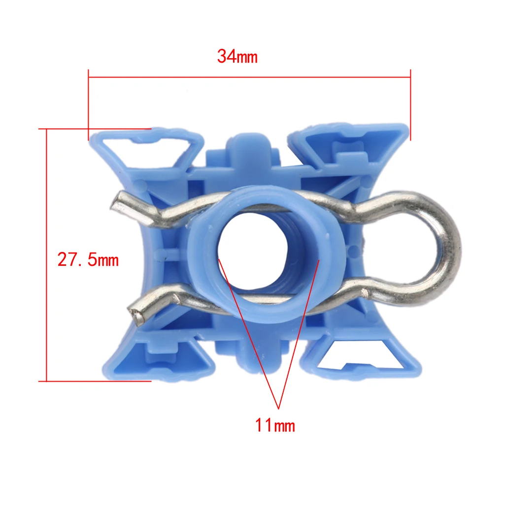 4 Packs Window Regulator Sliding Pivot Clips Fasteners for Volvo 51321938884