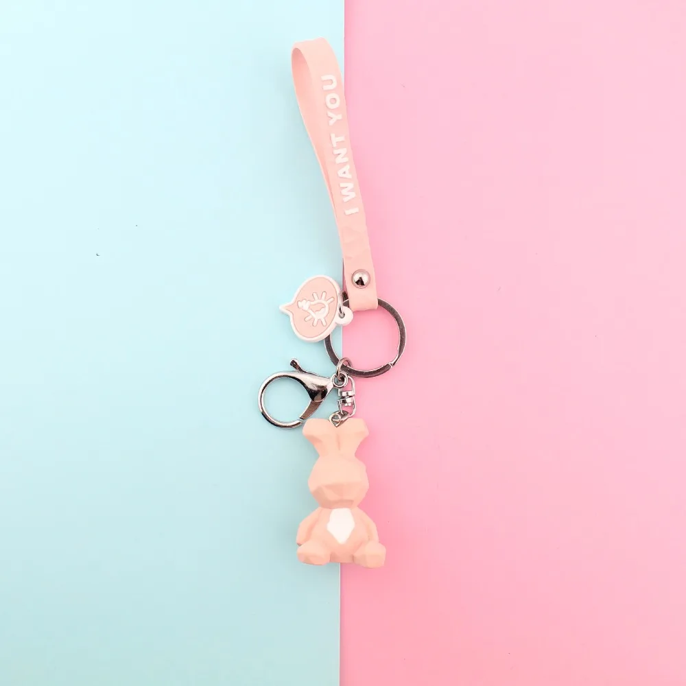 Lovely-Animal-Dinosaur-Rabbit-Panda-Deer-Keychain-Keyring-For-Women-Jewelry-Cute-Silicone-Doll-Key-Holder (4)