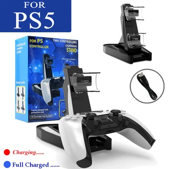 

Fast PS5 Controller Charging Dock Station Dual Charger Stand with Status Display Screen for Play Station 5/PS5 Slim/PS5 Pro