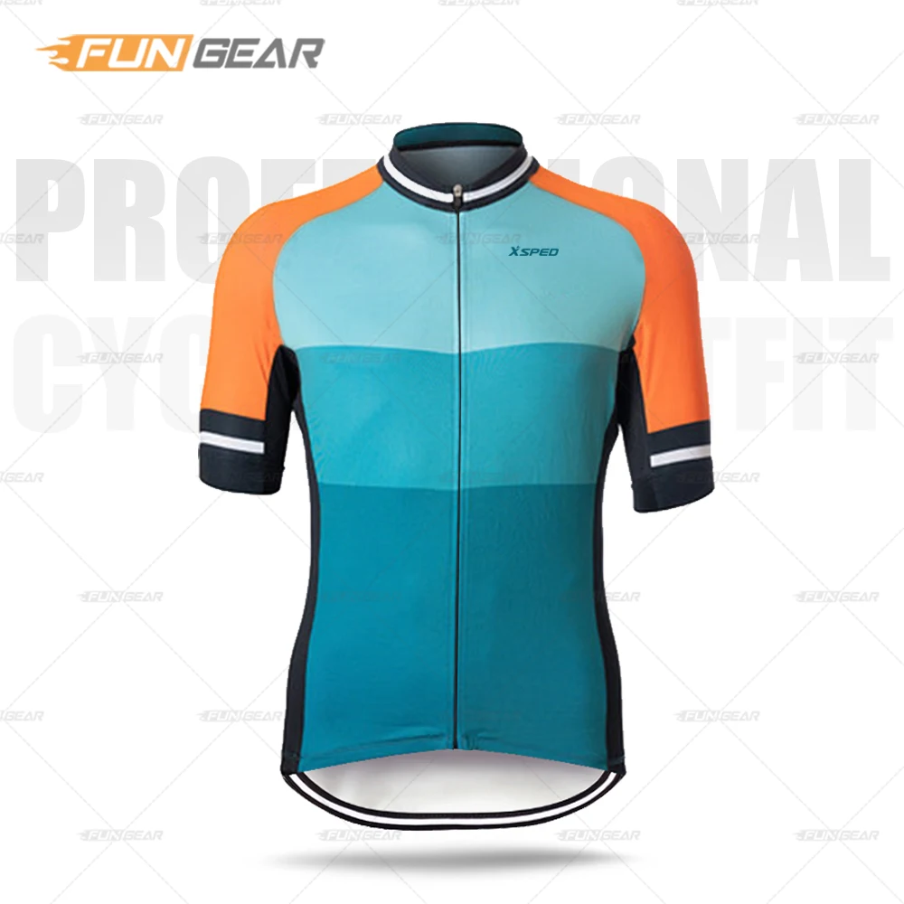 Cycling Jerseys Мужская одежда для велоспорта с коротким рукавом, набор Джерси для шоссейного велосипеда, летняя одежда для велоспорта MTB Skinsuit, Триатлон, быстросохнущие Топы - Цвет: Cycling Jerseys