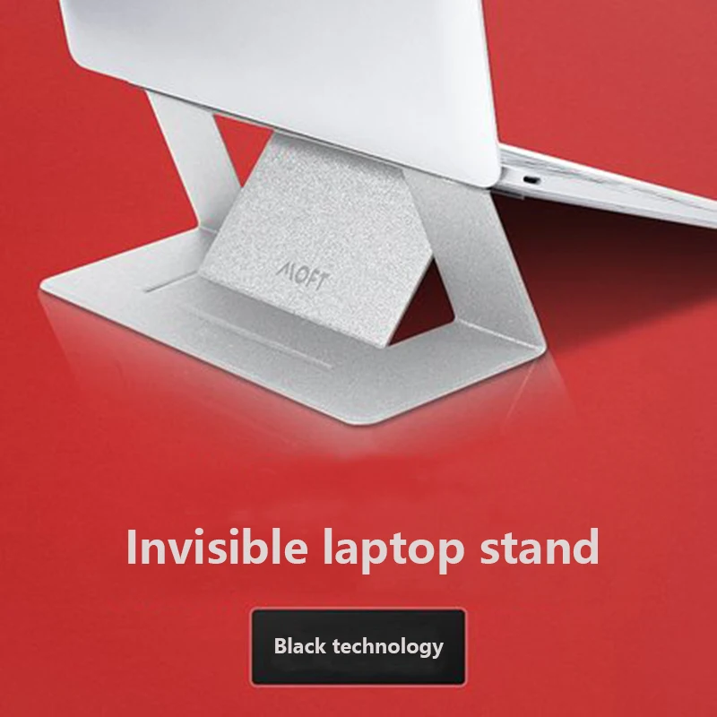  MOFT provides an instant-adjustable stand for your laptop pad adhesive invisible folding portable s