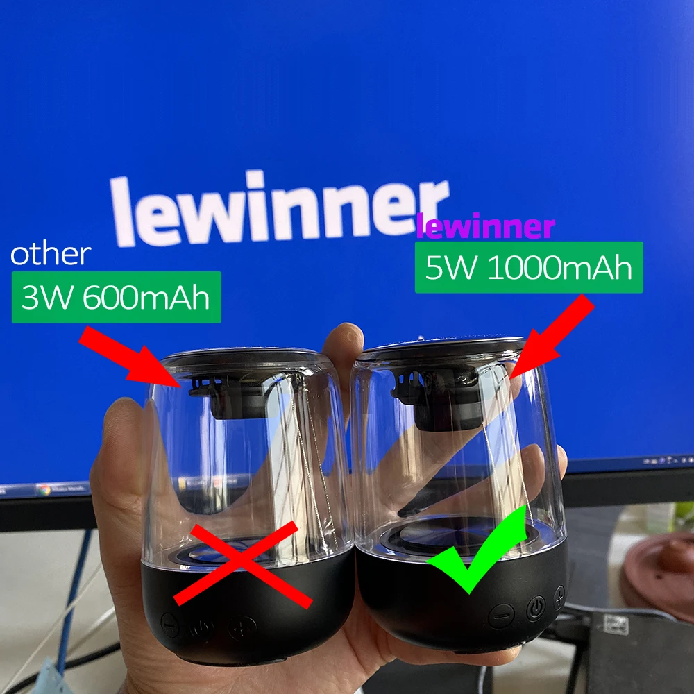 Lewinner C7 Bluetooth V5.0 Wireless Speakers HiFi Stereo Column Portable Speaker Romantic Colorful Light with Microphone Lewinner C7 Bluetooth V5.0 Wireless Speakers HiFi Stereo Column Portable Speaker Romantic Colorful Light with Microphone