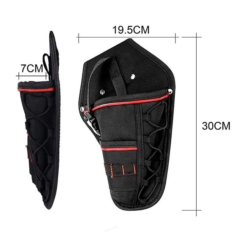 ESPLB Multi-functional Waterproof Drill Holster Waist Tool Bag Electric Waist Belt Tool Pouch Bag for Wrench Hammer Screwdriver