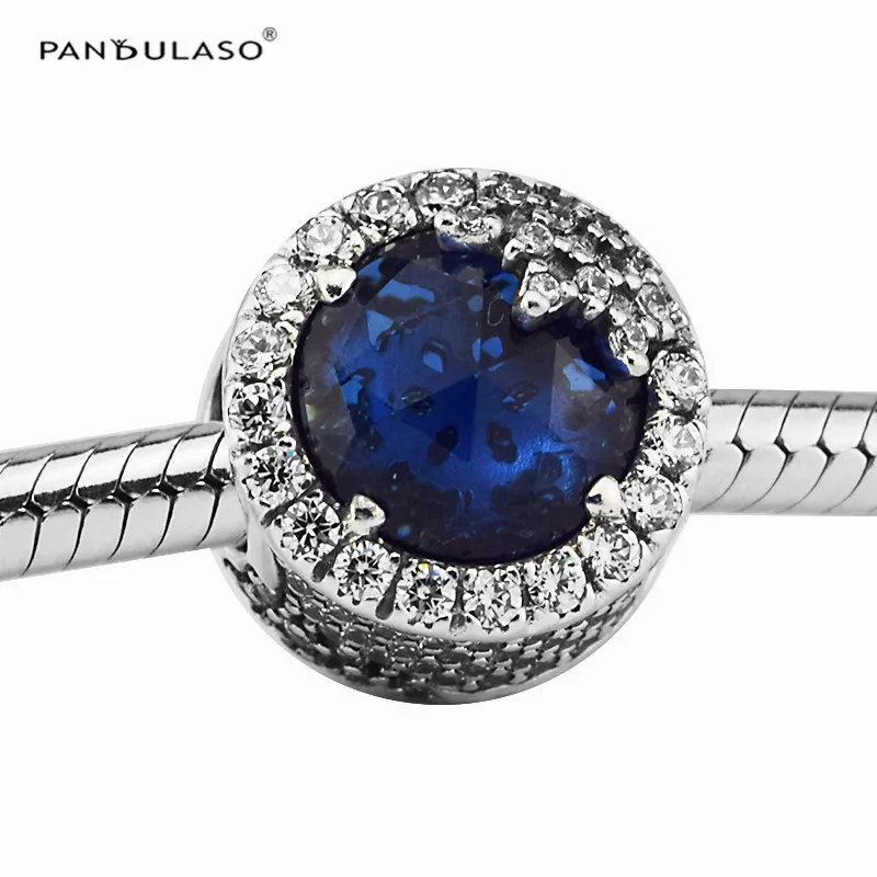 Günstig Dazzling Schneeflocke Charme Dämmerung Blau DIY Perlen Für Schmuck Machen Frau Perlen Für Original 925 Silber Armbänder Weihnachten Geschenk