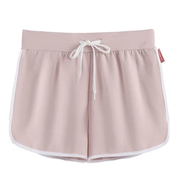 

Summer new casual loose hot pants in the waist female three-point shorts wild yoga sports fitness wide-leg pants