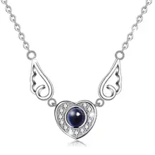 Женское ожерелье с подвеской в виде крыльев Ангела eudora ювелирное