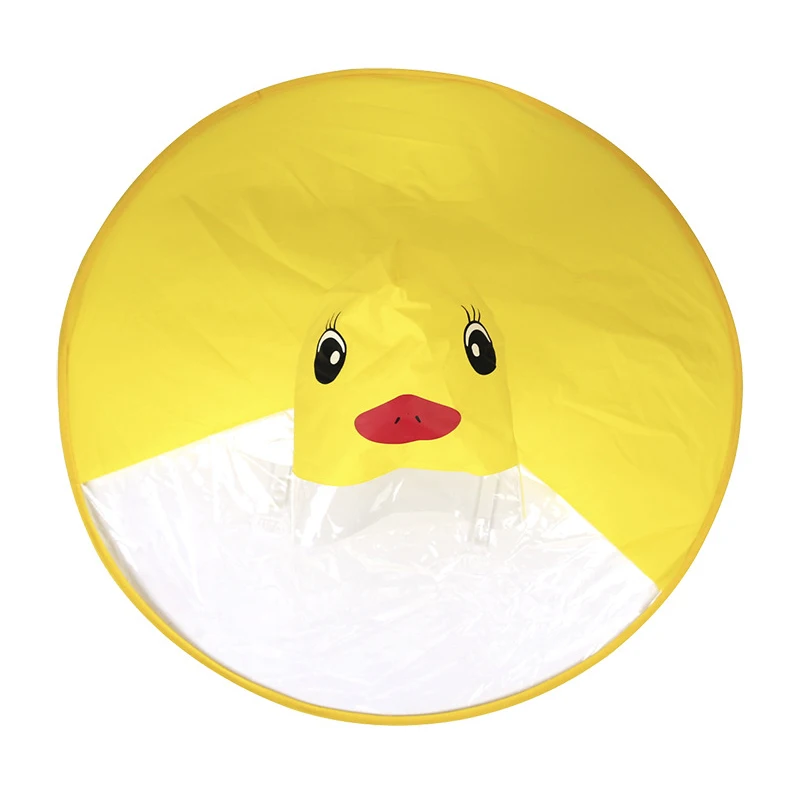 

Ufo Children'S Raincoat Cute Yellow Duck Rain Cover Waterproof Children'S Umbrella Cover Girl Boy Poncho Coat S
