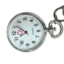 Повседневные ювелирные изделия из нержавеющей стали кварцевые карманные часы кулон с брелок XIN