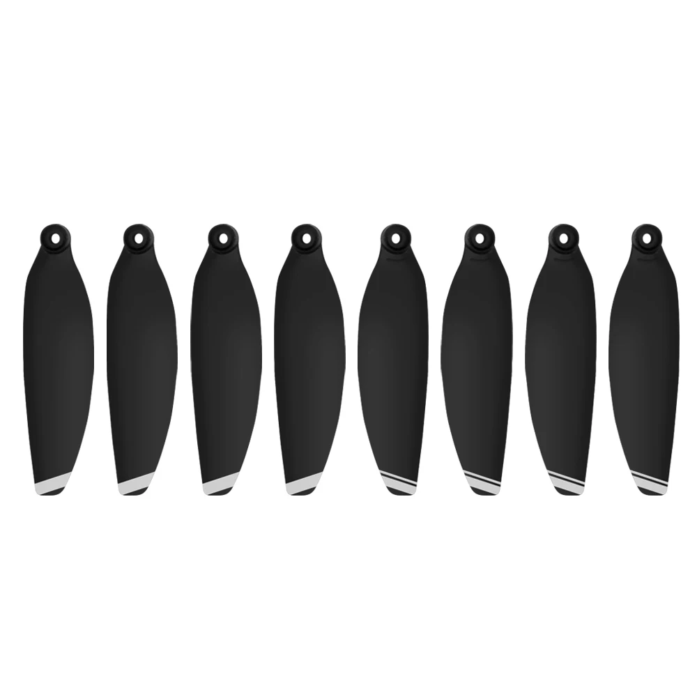 8 шт. легкие 4 пары пропеллеров 4726F складные низкие шумовые аксессуары для DJI Mavic Mini Drone аксессуары - Цвет: Black Sliver