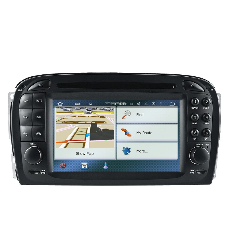 Flash Deal 7inch 4G RAM 32G ROM Octa Core Android 9.0 Car Multimedia DVD Player For Benz SL R230 2001 2002 2003 2004 4