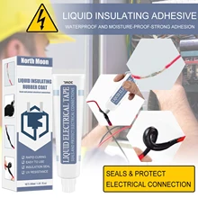 30ml Liquid Insulating Electrical Tape Insulating Electronic Sealant Fixed High Temperature Resistant Sealing Glue Waterproof