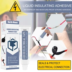 30ml Liquid Insulating Electrical Tape Insulating Electronic Sealant Fixed High Temperature Resistant Sealing Glue Waterproof