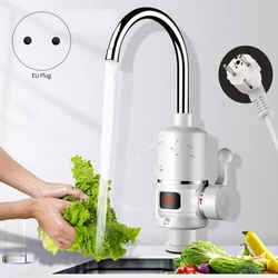 Promotion! 3000W Instant Tankless Electric Hot Water Heater Faucet Kitchen Instant Heating Tap Water Faucet with LED Digital Dis