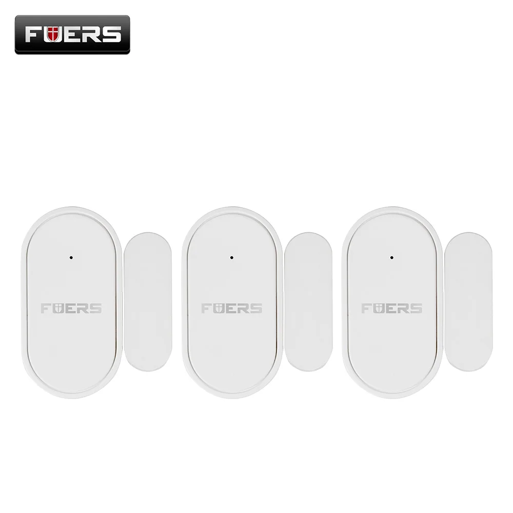 Fuers 433mhz Wireless Alarm Sensor Mini Door Sensor Opening and closing Detector Magnetic Switch For G95 G34 G60 Alarm System emergency strobe lights Alarms & Sensors