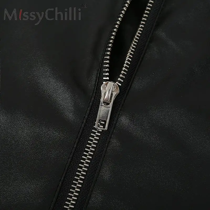 MissyChilli асимметричное облегающее платье из искусственной кожи на одно плечо сексуальное вечернее платье с открытой спиной и поясом женское модное черное платье на молнии Новинка