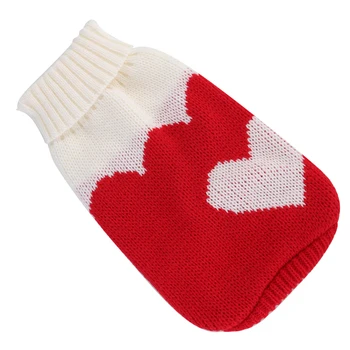 

Nosii Soft Pet Winter Knitting Sweater Dog Clothes Heart Pattern Knitwear For Dog Cat Cute Pattern Knitted Comfortable Sweater