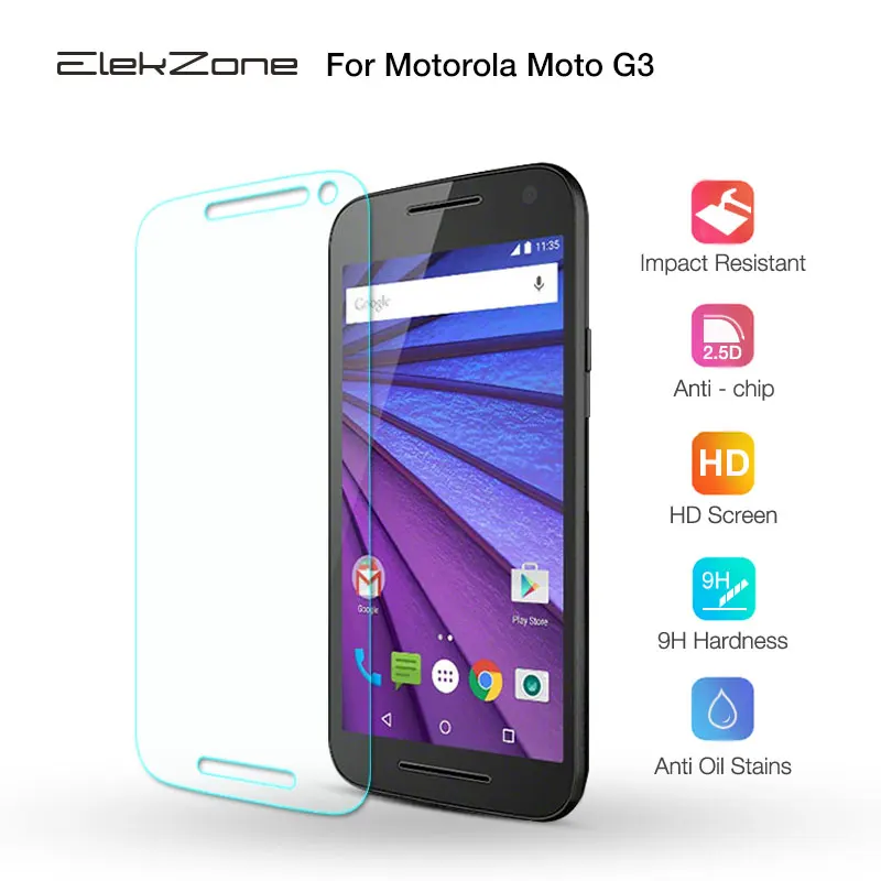 Нано покрытие 9H HD экран телефона Закаленное стекло пленка для Motorola Moto G3 Защитная