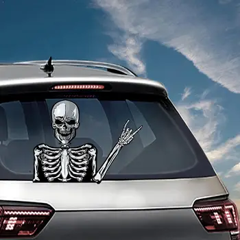 

Hot Sell Halloween The Witch Terrorist 3D Stickers Car Styling Vinyl Car Stickers Motorcycl Accessories Decals PVC