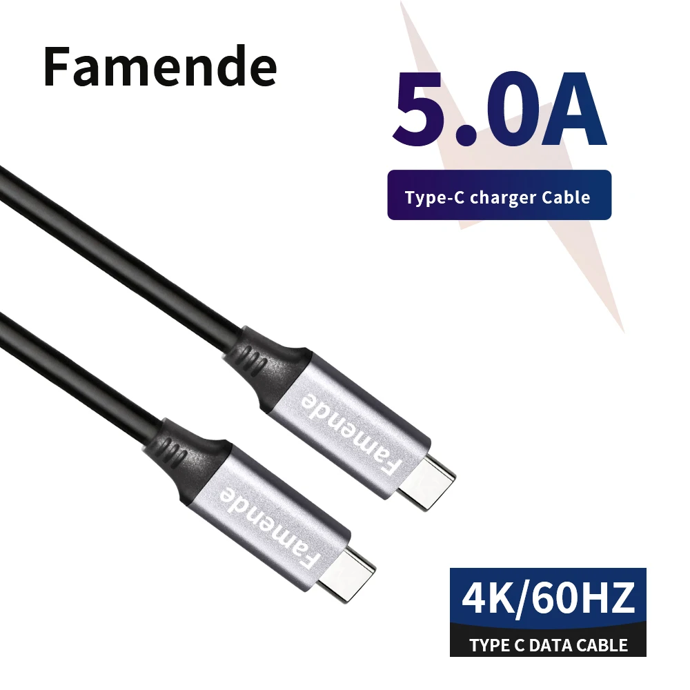 Кабель USB Type C для ПК ноутбука жесткого диска монитора 10 Гбит/с кабель подключения