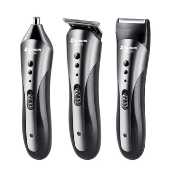 

SHINON All 3 in1 Rechargeable Hair Clipper for Men Waterproof Wireless Electric Shaver Beard Nose Ear Shaver Hair Trimme