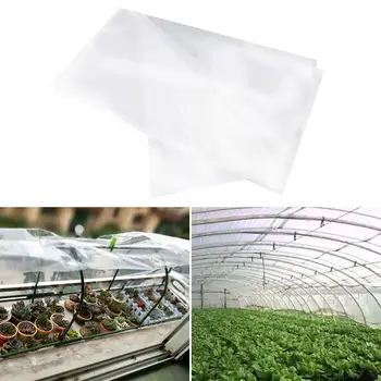 

2-16M Plant PE Warm Film Resistant Greenhouse Transparent Plastic Film Dustproof Sealing Antifreeze Film Cover Garden Supplies
