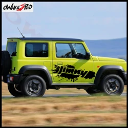 2PCS-For-Suzuki-Jimny-Splash-Graphics-DIY-Vinyl-Decal-Car-Door-Side-Sport-Styling-Decor-Stickers