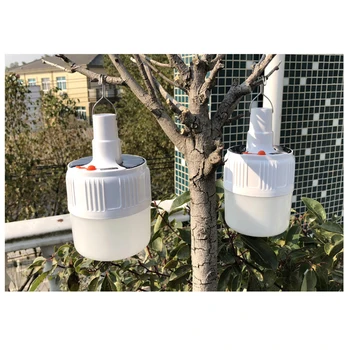 

LEDs Solar Charging-Bulb Rechargeable LED Bulb Lamp Solar Charge Portable Emergency Night Market Light Outdoor Camping Home
