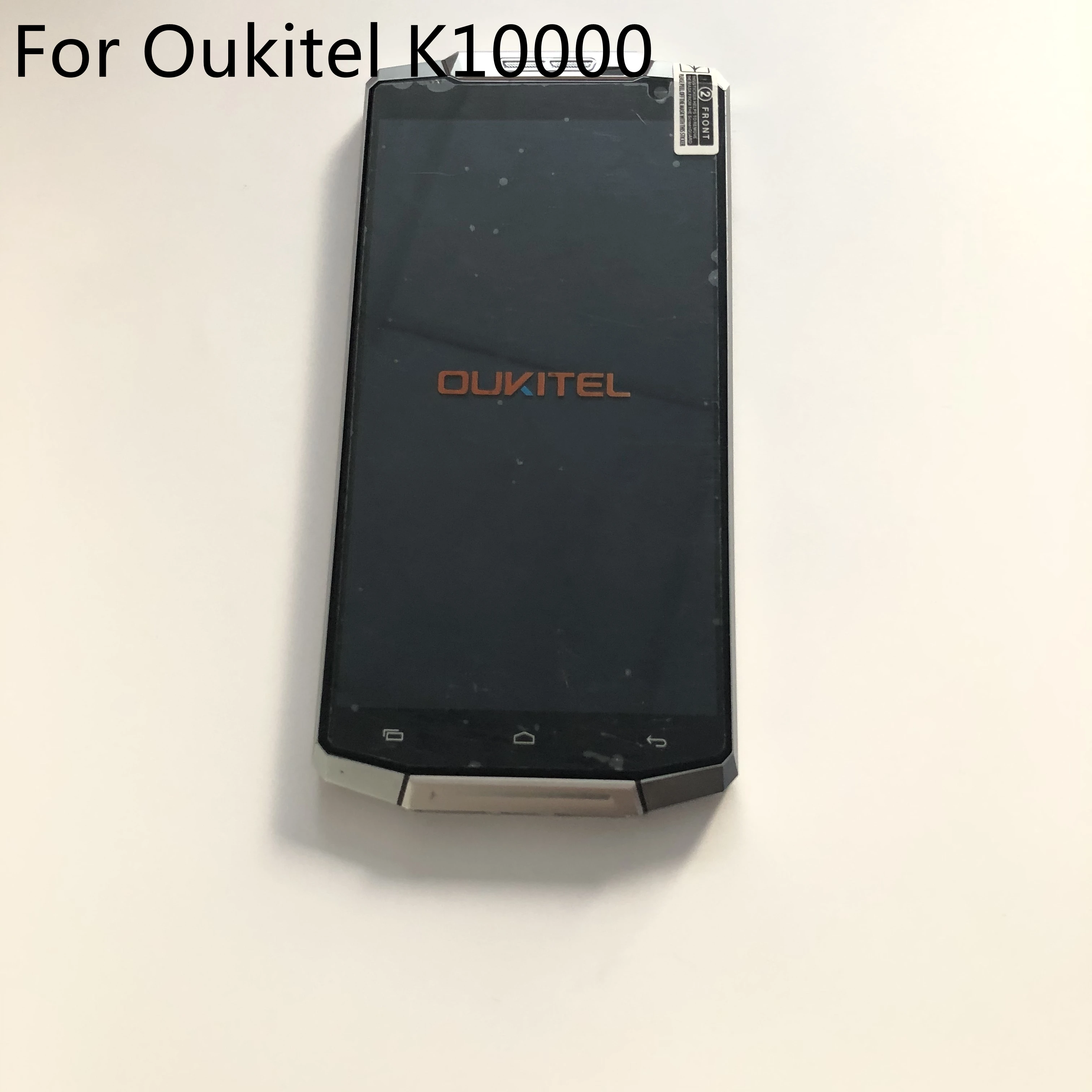 

Original Used LCD Display Screen + Touch Screen + Frame For Oukitel K10000 5.5inch MT6735 Quad Core HD 1280x720 Free Shipping