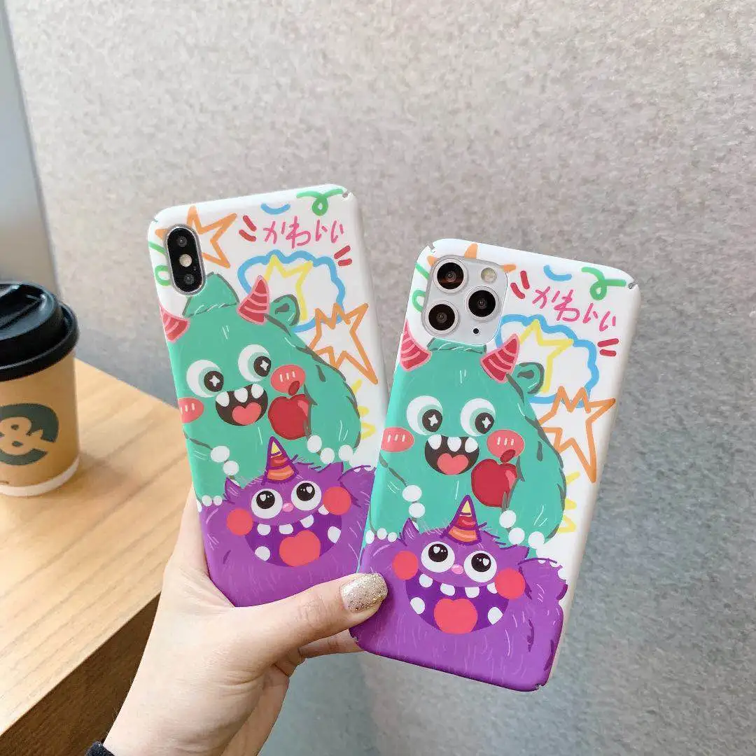 

PC Matte Phone Case for IPhone 8 6 7 6s 7Plus 11 11Pro X XS XR 11ProMAX SE2020 Hard Retro Frosted Anti-fall case