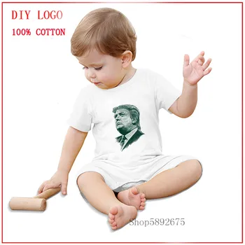 

2020 Summer Boys And Girls Fashion Donald john trump Newborn Baby Climbing Clothes Brands Baby Girl Rompers Infant Costumes